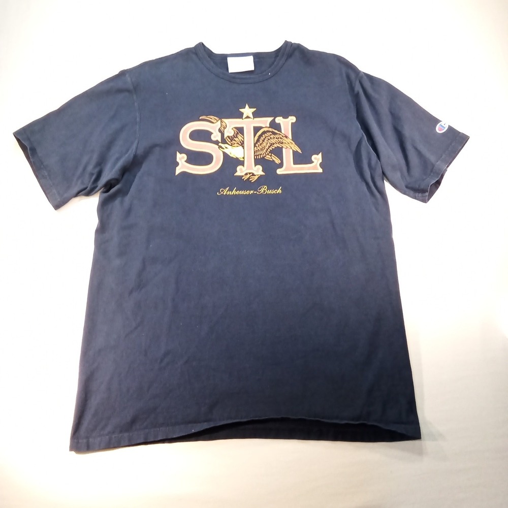 Champion STL Anheuser-Busch Graphic Tee Men's Large